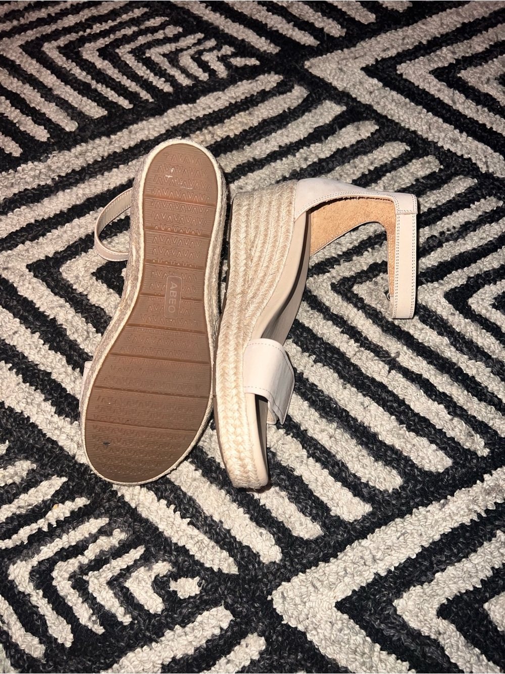 Abeo Neutral Espadrille Ankle-Strap Wedge Sandal - Picture 4 of 5